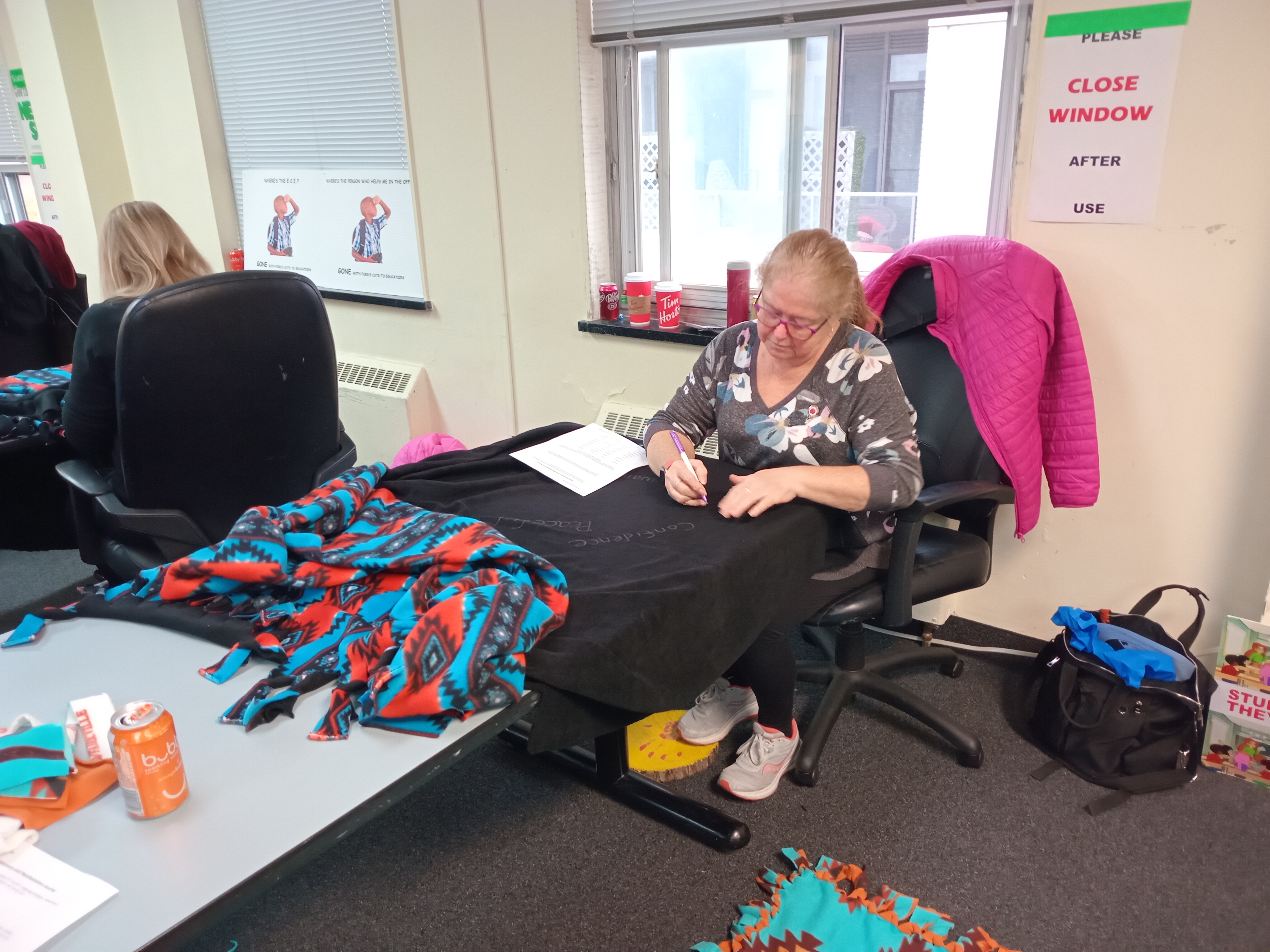 CUPE LOCAL 4400 TEW Healing Blanket Workshop