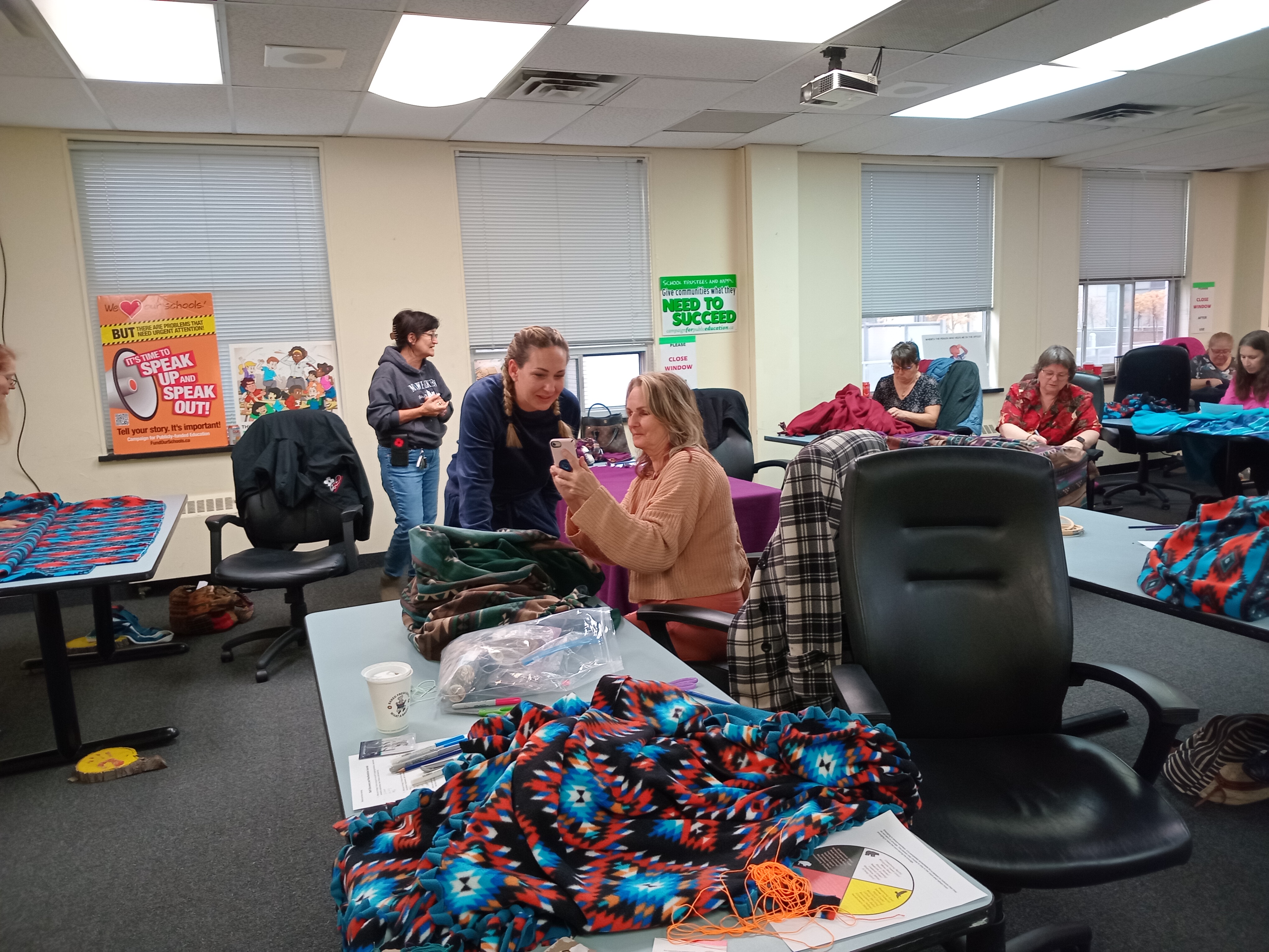 CUPE LOCAL 4400 TEW Healing Blanket Workshop